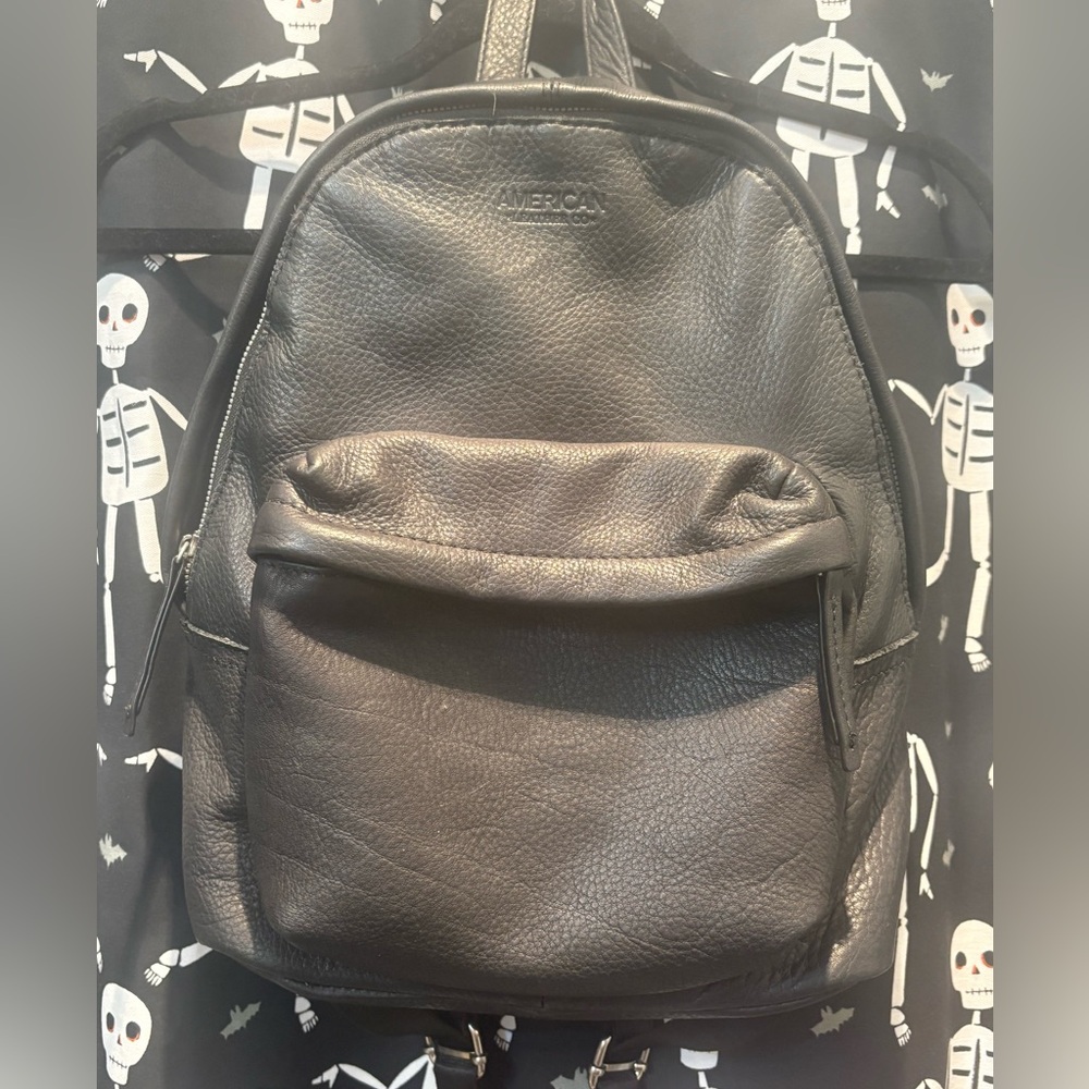 American leather mini backpack